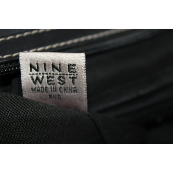 Nine West Black Faux Leather Shoulder Purse - Picture 8 of 10